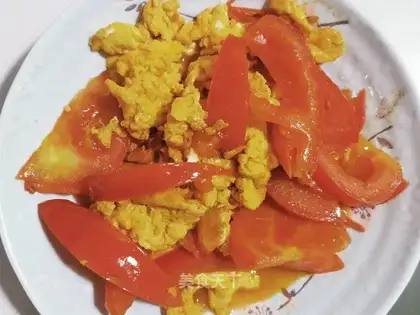 Tomato fried eggs