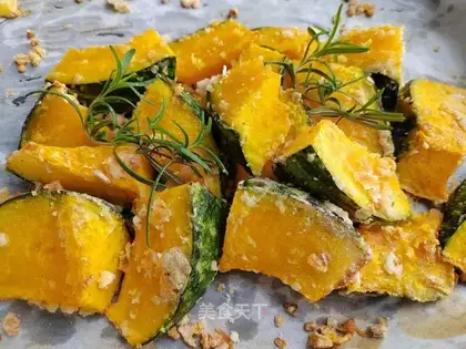 Pumpkin with garlic