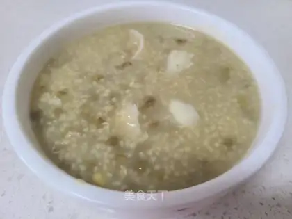 Green bean lily porridge