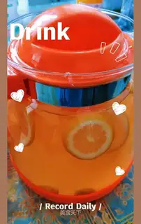Homemade lemon tea
