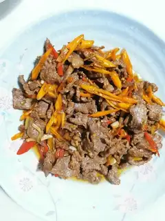 Fried beef