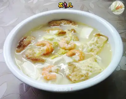 Three tofu soup