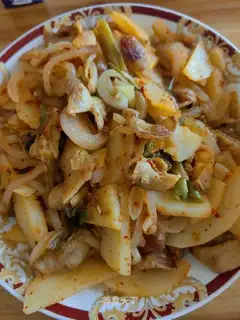 Spicy sausage potatoes