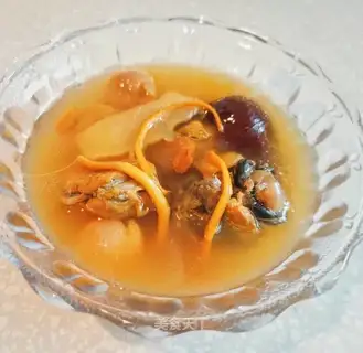 Clean chicken soup