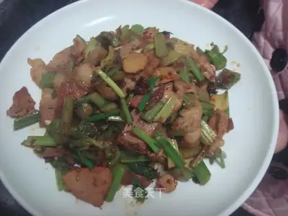 Celery Cooked Pork