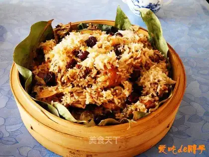 Red dates glutinous rice chicken nuggets