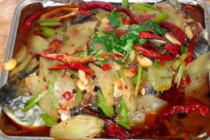 Revised spicy grilled fish