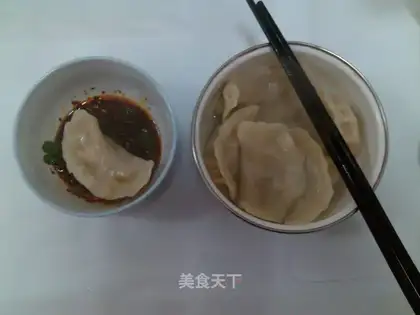 Chinese cabbage and zucchini dumplings