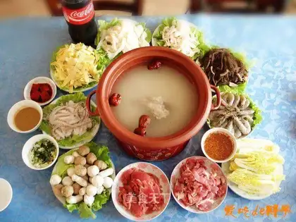 Rice porridge hotpot