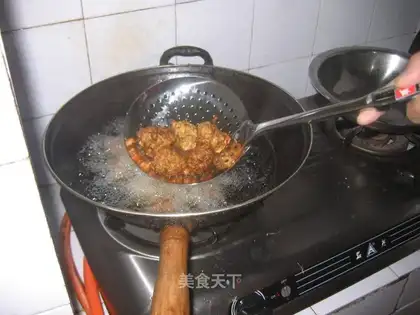 Green bean meatballs