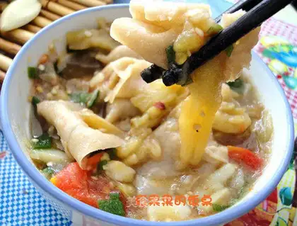 Oat noodle nest