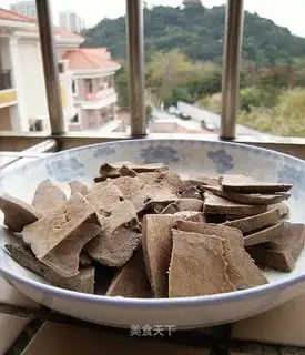 Salted pork liver