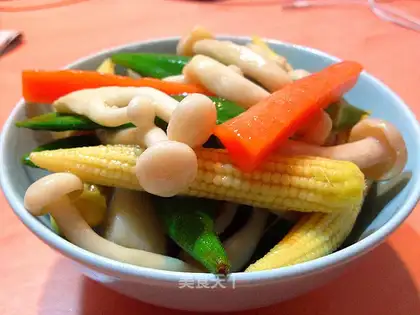 stir-fried spring vegetables
