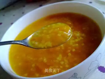 Pumpkin millet porridge