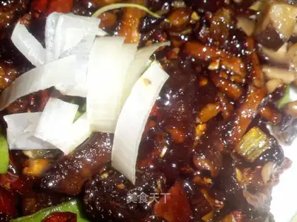 stir-fry vegetarian eel