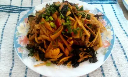 fish-flavored pork