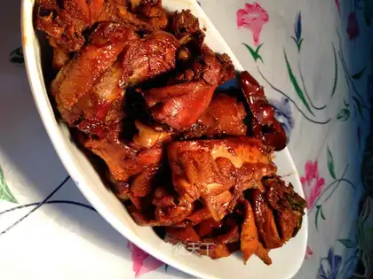 Braised chicken