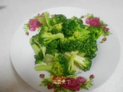 stir-fried cauliflower with garlic