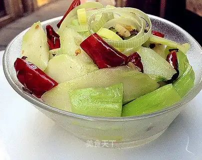 stir-fry broccoli stems