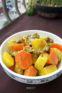 Curried beef brisket
