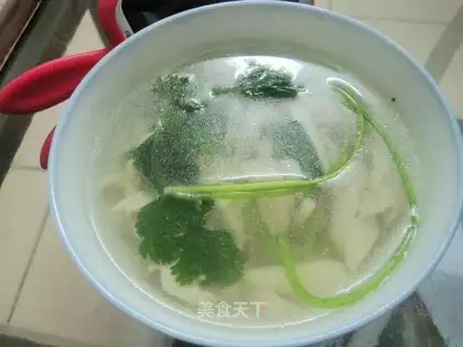 Extra large abalone mushroom soup