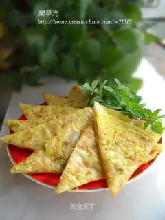 Scallion Fragrance Egg Pancake