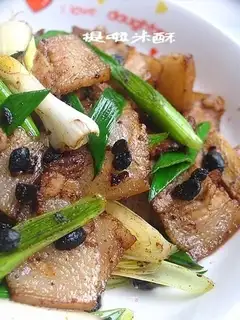 Twice-cooked pork with soy sauce