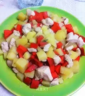 stir-fried three dices