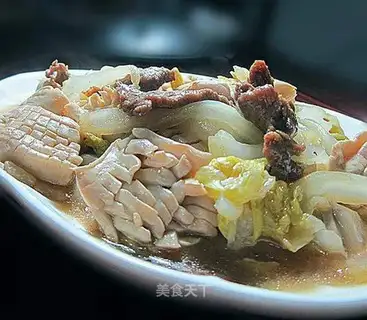 Braised Chinese cabbage with fairy tofu