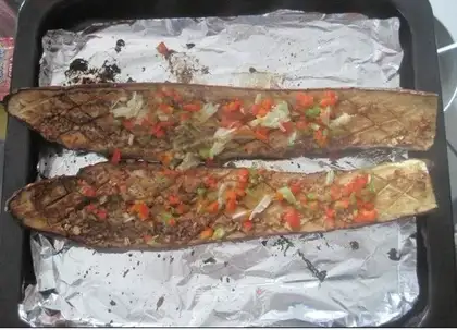 Roasted eggplant