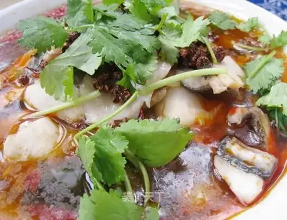 boiled fish