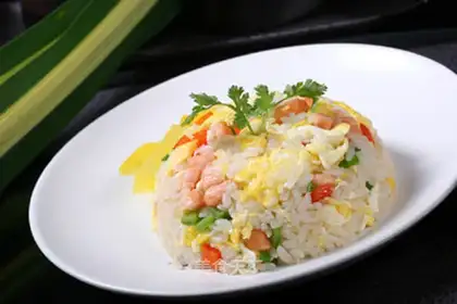 Salmon fried rice