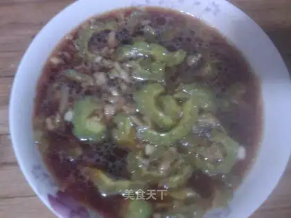 Cold balsam pear