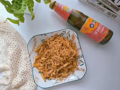 Fry chicken silk
