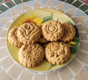 Tasty homemade mooncake