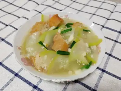 Pumpkin oil bar soup