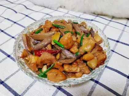 Chicken eggplant
