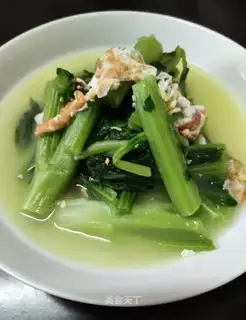 Spring egg soup