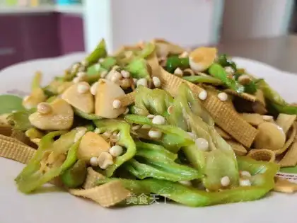 Autumn fried tofu