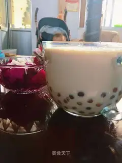 Homemade milk tea