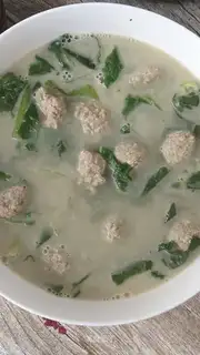 Clean waterball soup