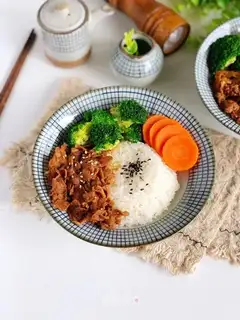 Japanese fat cow rice