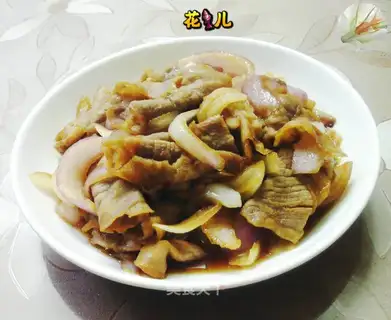 Onion fried fat cow