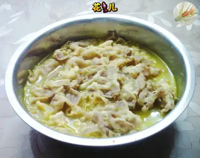 Gold soup fat cow