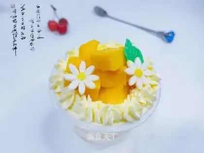 Mango box cake