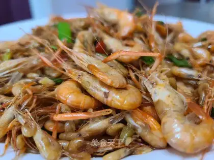 Blasted shrimp
