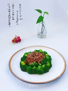 Beef butter with broccoli