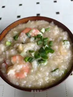 A pan of seafood