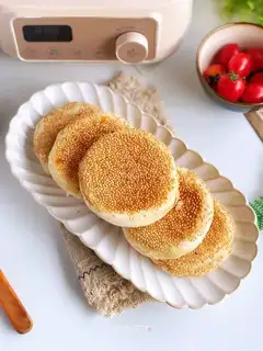 Five sesame pancakes