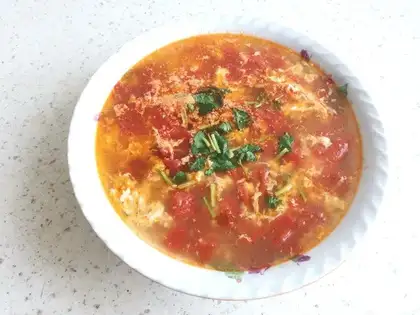 Tomato egg soup